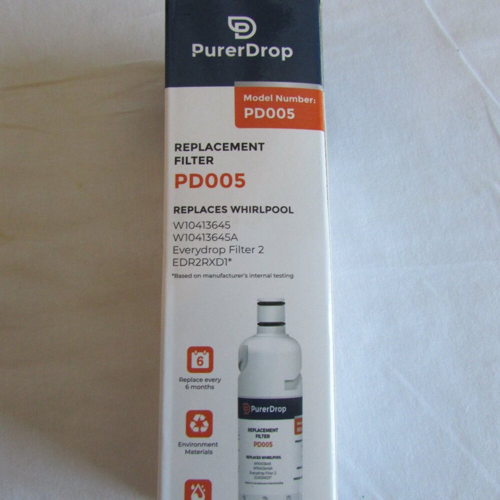 PurerDrop PD005 REPLACEMENT WATER FILTER Refrigerator SEALED